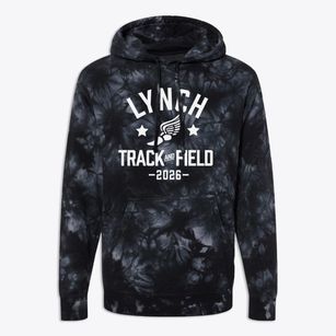 Bishop Lynch High School Track and Field Premium Tie-Dye Hoodie