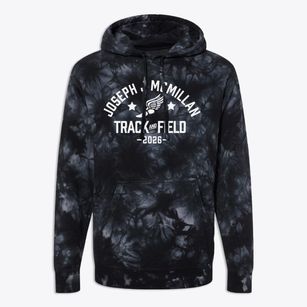 Joseph J Mcmillan Elementary School Track and Field Premium Tie-Dye Hoodie