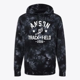 Anson High School Track and Field Premium Tie-Dye Hoodie