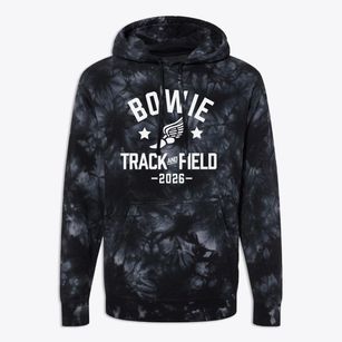 Bowie Elementary School Track and Field Premium Tie-Dye Hoodie