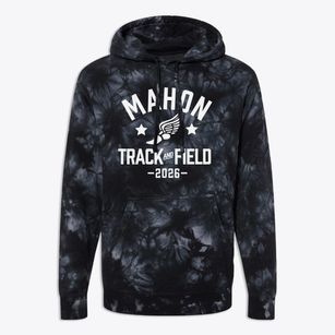 Mahon Early Childhood Center Track and Field Premium Tie-Dye Hoodie