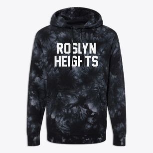 Roslyn Heights New York Classic Block Premium Tie-Dye Hoodie