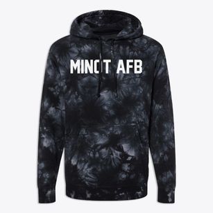 Minot Afb North Dakota Classic Block Premium Tie-Dye Hoodie