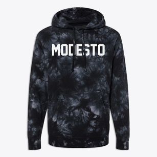 Modesto California Classic Block Premium Tie-Dye Hoodie