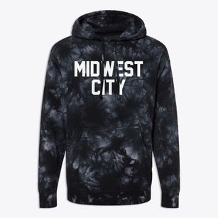Midwest City Oklahoma Classic Block Premium Tie-Dye Hoodie