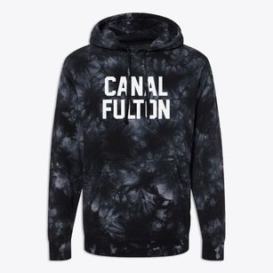 Canal Fulton Ohio Classic Block Premium Tie-Dye Hoodie