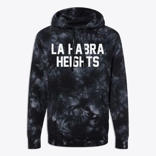 La Habra Heights California Classic Block Premium Tie-Dye Hoodie