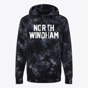 North Windham Maine Classic Block Premium Tie-Dye Hoodie