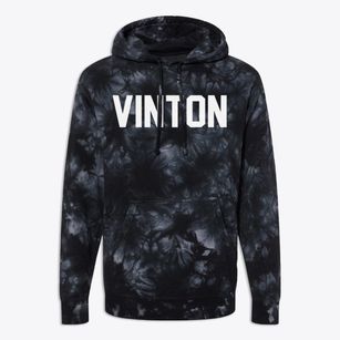 Vinton Iowa Classic Block Premium Tie-Dye Hoodie