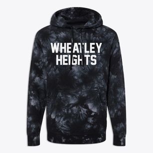 Wheatley Heights New York Classic Block Premium Tie-Dye Hoodie