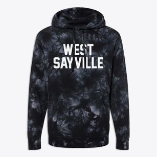 West Sayville New York Classic Block Premium Tie-Dye Hoodie