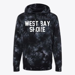 West Bay Shore New York Classic Block Premium Tie-Dye Hoodie
