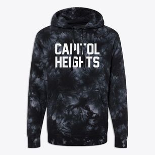 Capitol Heights Maryland Classic Block Premium Tie-Dye Hoodie
