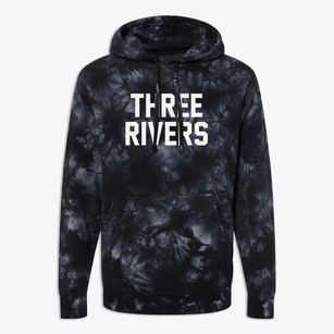 Three Rivers Oregon Classic Block Premium Tie-Dye Hoodie