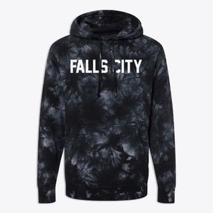 Falls City Nebraska Classic Block Premium Tie-Dye Hoodie