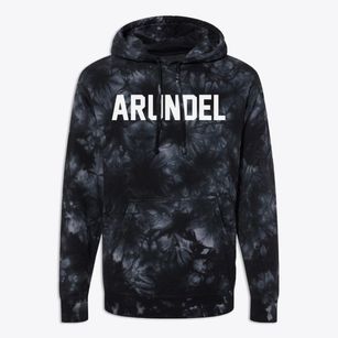 Arundel Maine Classic Block Premium Tie-Dye Hoodie