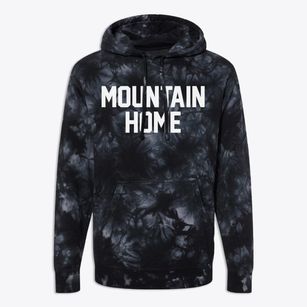 Mountain Home North Carolina Classic Block Premium Tie-Dye Hoodie