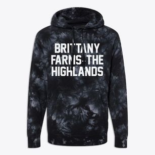 Brittany Farms-the Highlands Pennsylvania Classic Block Premium Tie-Dye Hoodie