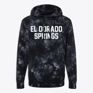 El Dorado Springs Missouri Classic Block Premium Tie-Dye Hoodie