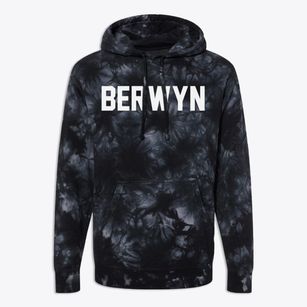 Berwyn Pennsylvania Classic Block Premium Tie-Dye Hoodie