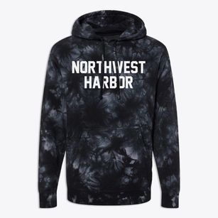 Northwest Harbor New York Classic Block Premium Tie-Dye Hoodie