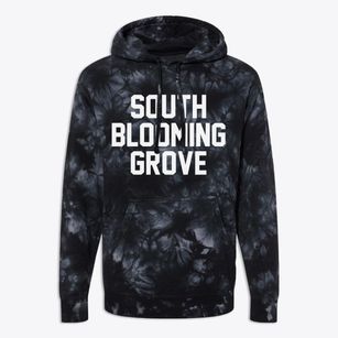South Blooming Grove New York Classic Block Premium Tie-Dye Hoodie