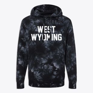 West Wyoming Pennsylvania Classic Block Premium Tie-Dye Hoodie