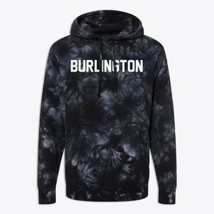 Burlington Kansas Classic Block Premium Tie-Dye Hoodie