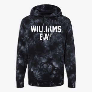 Williams Bay Wisconsin Classic Block Premium Tie-Dye Hoodie