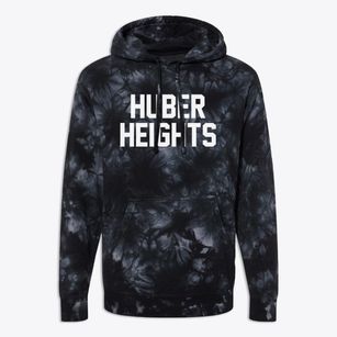 Huber Heights Ohio Classic Block Premium Tie-Dye Hoodie