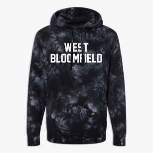 West Bloomfield New York Classic Block Premium Tie-Dye Hoodie