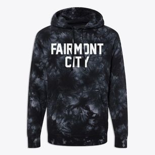 Fairmont City Illinois Classic Block Premium Tie-Dye Hoodie