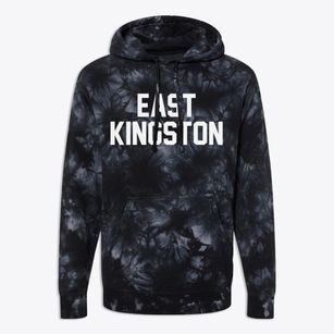 East Kingston New Hampshire Classic Block Premium Tie-Dye Hoodie