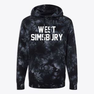 West Simsbury Connecticut Classic Block Premium Tie-Dye Hoodie