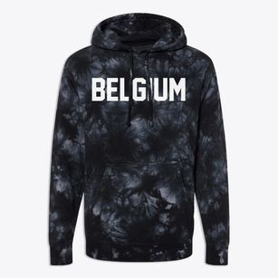 Belgium Wisconsin Classic Block Premium Tie-Dye Hoodie