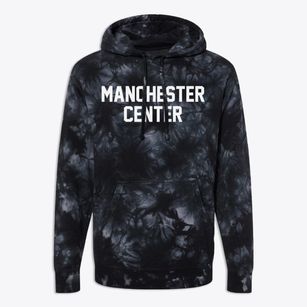 Manchester Center Vermont Classic Block Premium Tie-Dye Hoodie