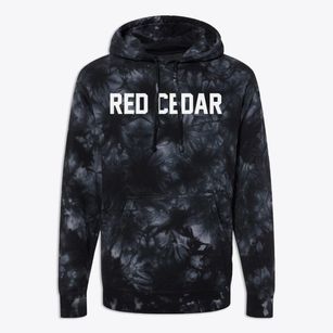 Red Cedar Wisconsin Classic Block Premium Tie-Dye Hoodie