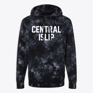 Central Islip New York Classic Block Premium Tie-Dye Hoodie