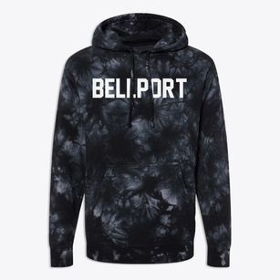 Bellport New York Classic Block Premium Tie-Dye Hoodie