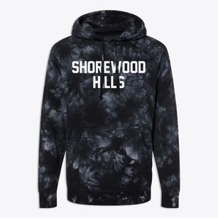 Shorewood Hills Wisconsin Classic Block Premium Tie-Dye Hoodie