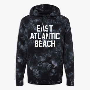 East Atlantic Beach New York Classic Block Premium Tie-Dye Hoodie