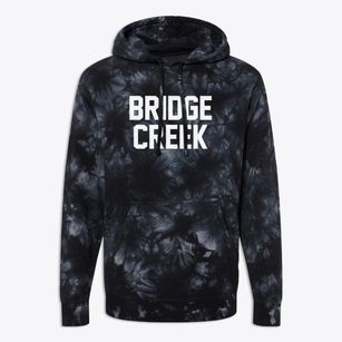 Bridge Creek Wisconsin Classic Block Premium Tie-Dye Hoodie