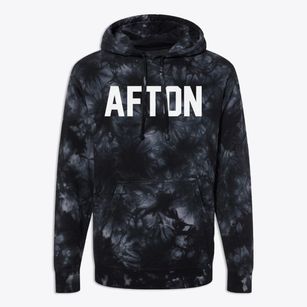 Afton Wyoming Classic Block Premium Tie-Dye Hoodie