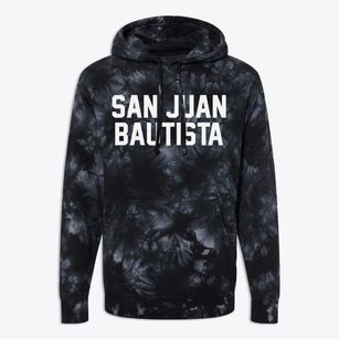 San Juan Bautista California Classic Block Premium Tie-Dye Hoodie