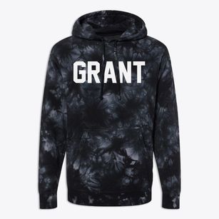 Grant Wisconsin Classic Block Premium Tie-Dye Hoodie