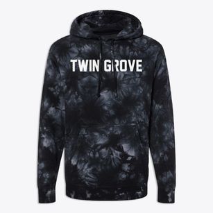 Twin Grove Illinois Classic Block Premium Tie-Dye Hoodie