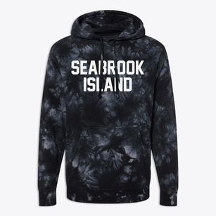 Seabrook Island South Carolina Classic Block Premium Tie-Dye Hoodie