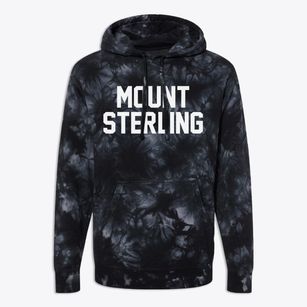 Mount Sterling Ohio Classic Block Premium Tie-Dye Hoodie