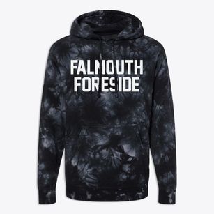 Falmouth Foreside Maine Classic Block Premium Tie-Dye Hoodie