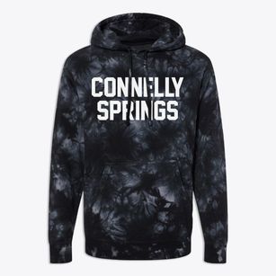 Connelly Springs North Carolina Classic Block Premium Tie-Dye Hoodie